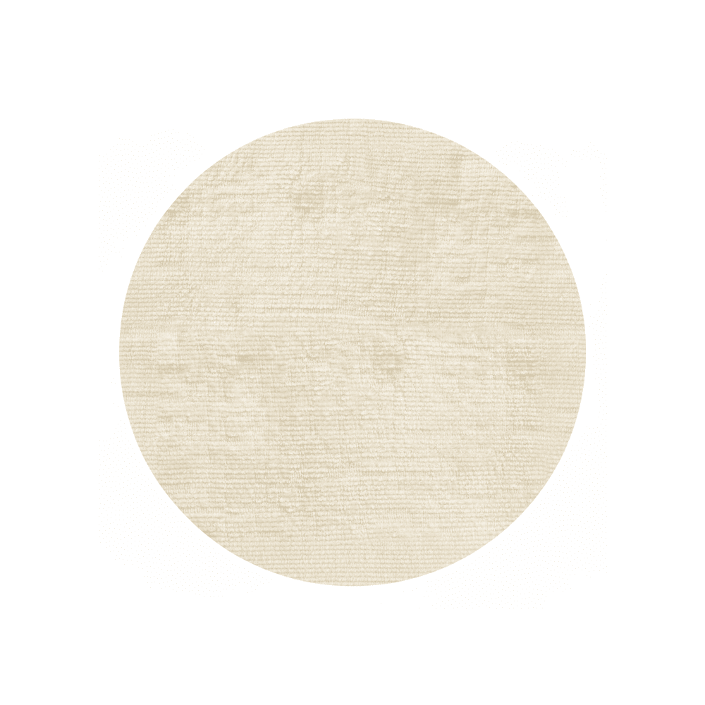 Cream Chenille Fabric Sample Sample 
