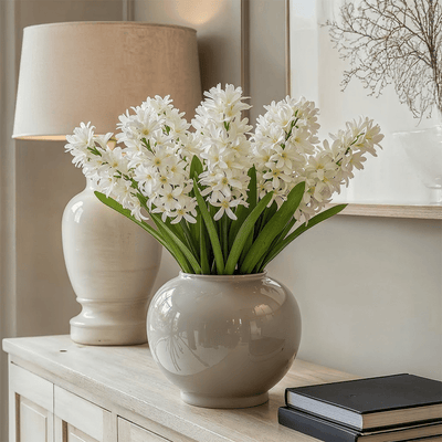 Cream Faux Hyacinth Single Stem Flower Accessories 