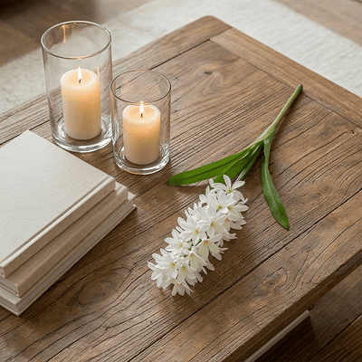 Cream Faux Hyacinth Single Stem Flower Accessories 