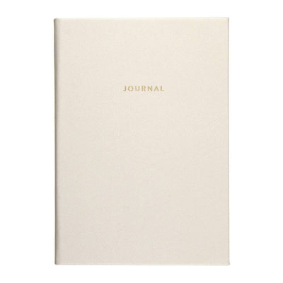 Cream & Gold A5 Lined Journal Notebook Accessories 