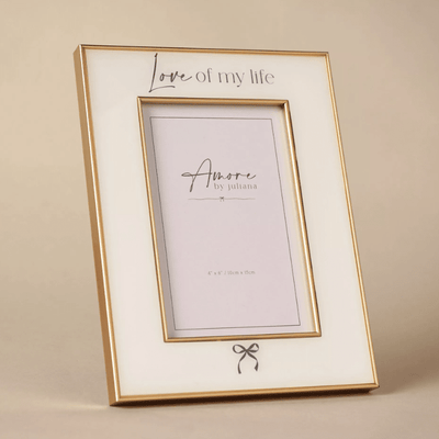 Cream & Gold 'Love of My Life' Photo Frame- 4x6" Accessories 