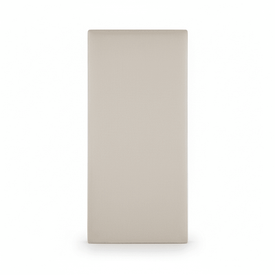 Cream Velvet Double Width Individual Upholstered Headboard Wall Panel - 90cm Beds and Headboards 