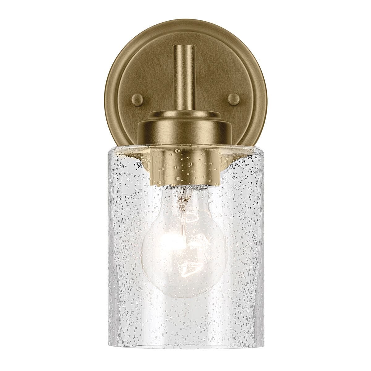 Cressida Gold & Glass Wall Light Lighting 
