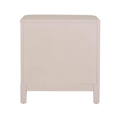 Dahlia Lightwash Wood 2 Drawer Bedside Table Furniture 