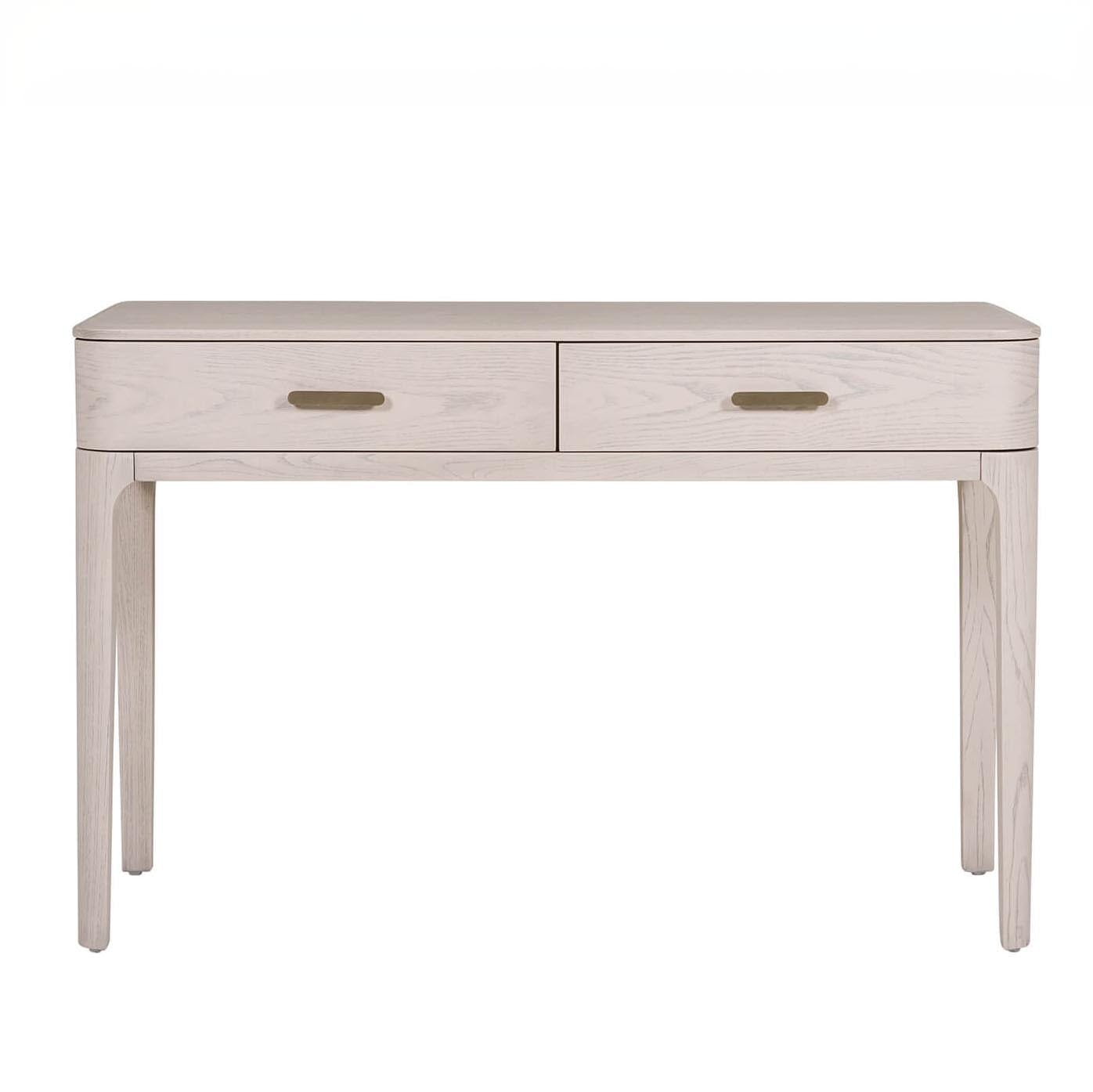 Dahlia Lightwash Wood Veneer 2 Drawer Dressing Table Furniture 