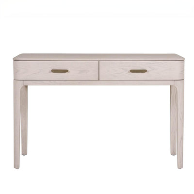 Dahlia Lightwash Wood Veneer 2 Drawer Dressing Table Furniture 