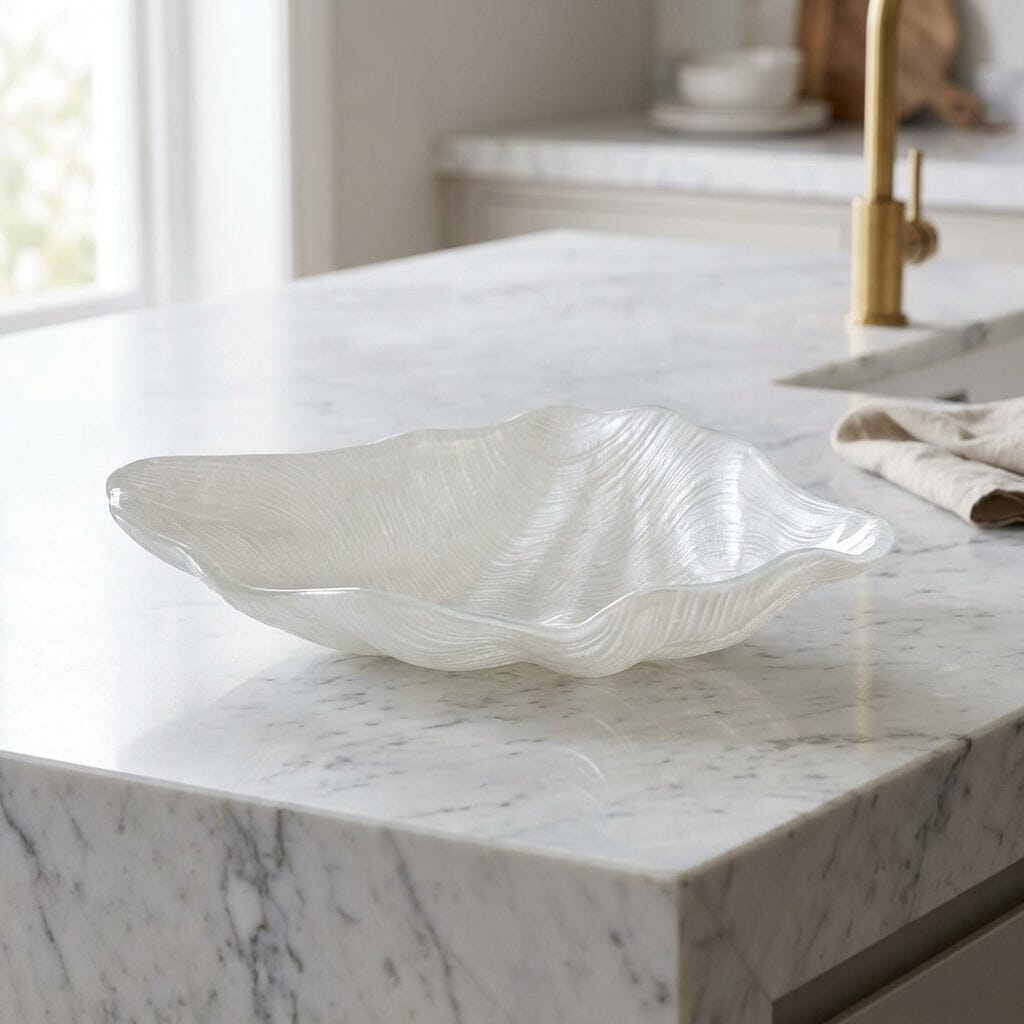 Darla Pearlised Shell Decorative Serving Dish Accessories 