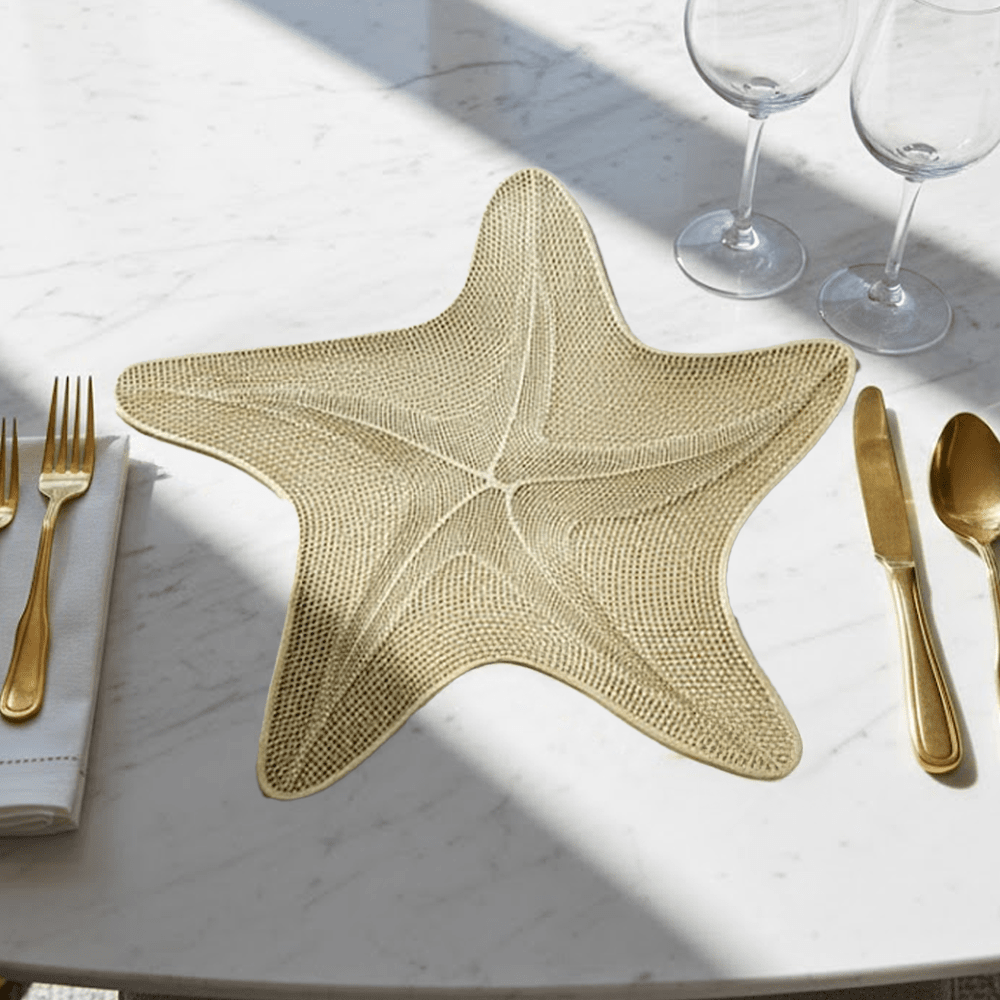 Darya Gold Starfish Placemat Accessories 