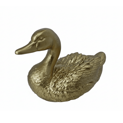 Decorative Gold Laying Duck Ornament Accessories 