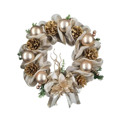 Decorative Neutral Festive Wreath Accessories 