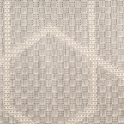 Dena Grey Indoor Outdoor Rug with Geometric Pattern Textiles 