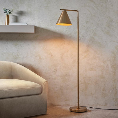 Devonte Gold Task Floor Lamp Lighting 