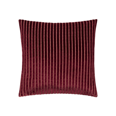 Dravenna Burgundy Striped Cushion- 50x50cm 
