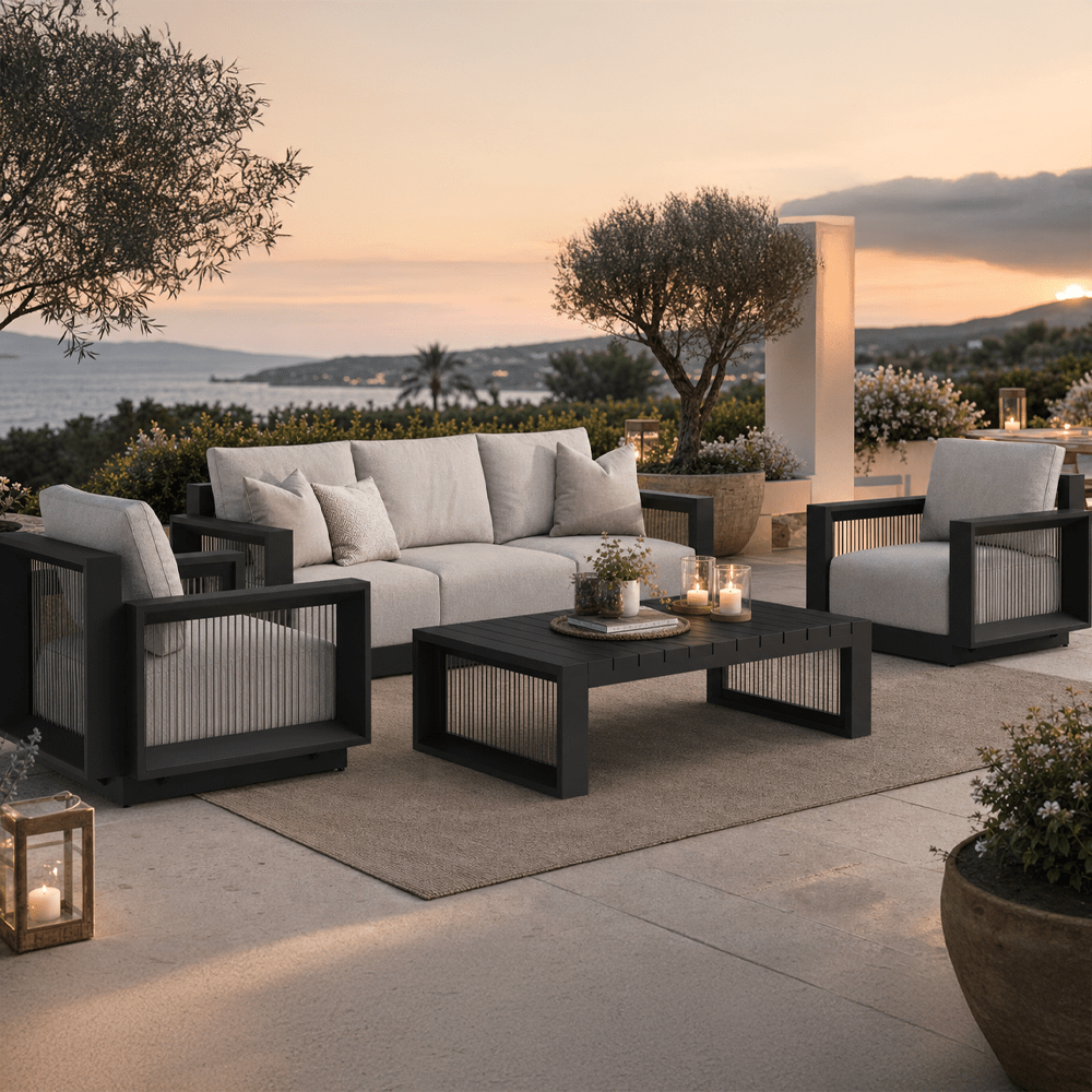 Dune Graphite 5 Seater Outdoor Set Outdoor 