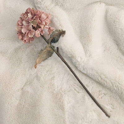 Dusty Pink Faux Hydrangea Single Stem Floral Accessories 