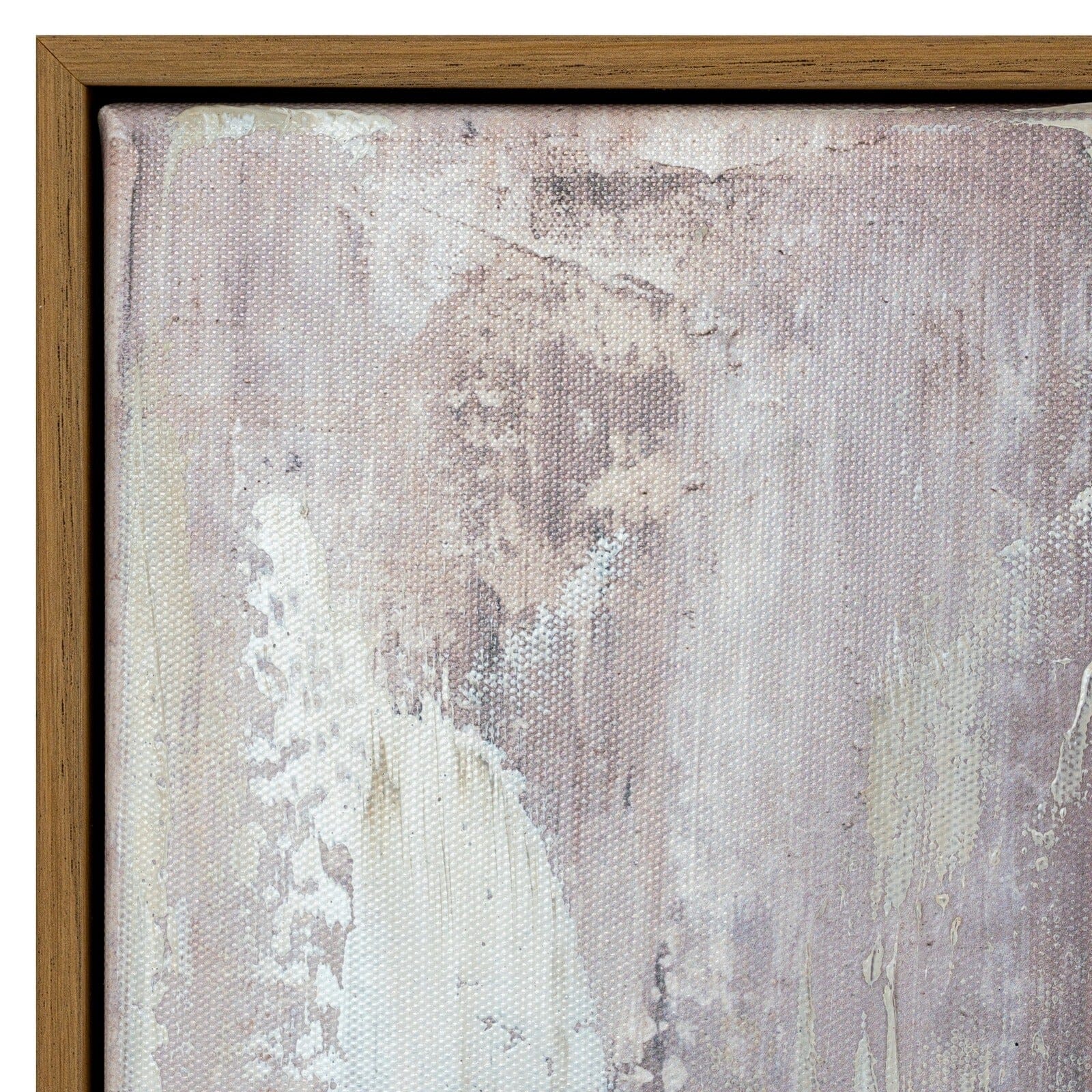 Elira Neutral Hand Painted Landscape Canvas in Frame Accessories 