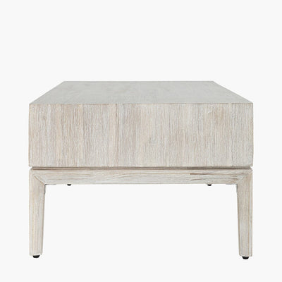 Ellen Whitewash Coffee Table Furniture 
