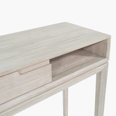 Ellen Whitewash Console Table Furniture 