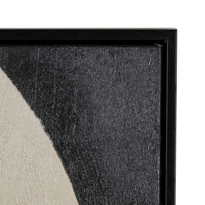 Ellia XL Black & Cream Monochrome Geometric Wall Art Accessories 