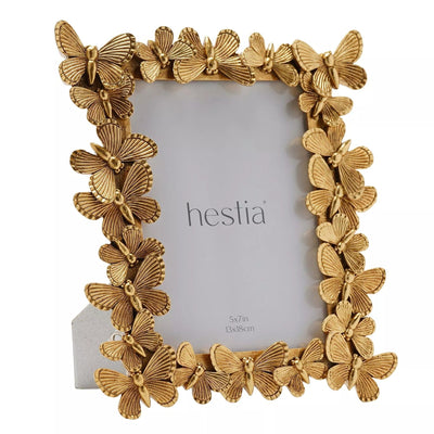 Elysia Gold 3D Butterfly Photo Frame- 5x7" Accessories 