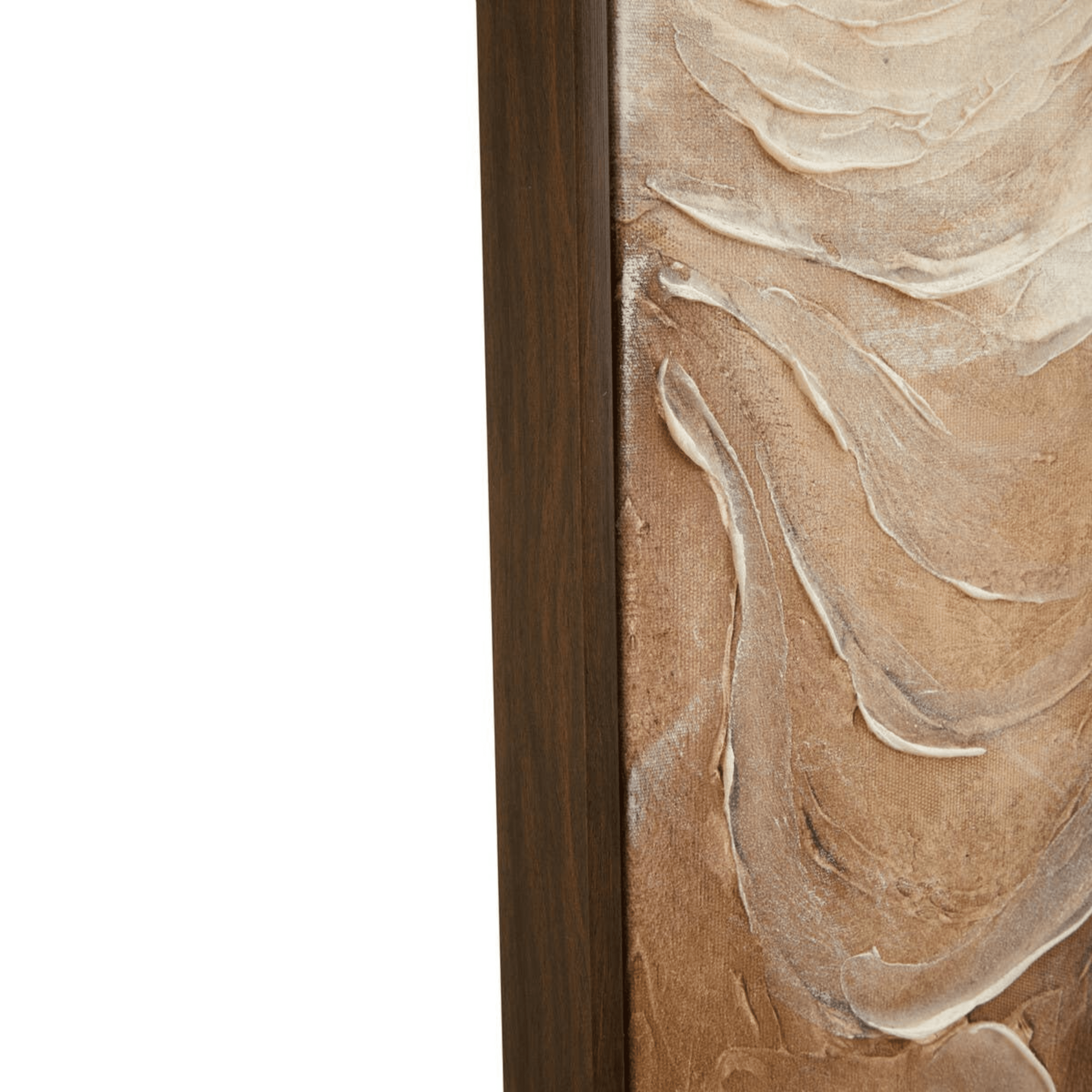 Emile Large Cream & Taupe Abstract Wall Art Accessories 