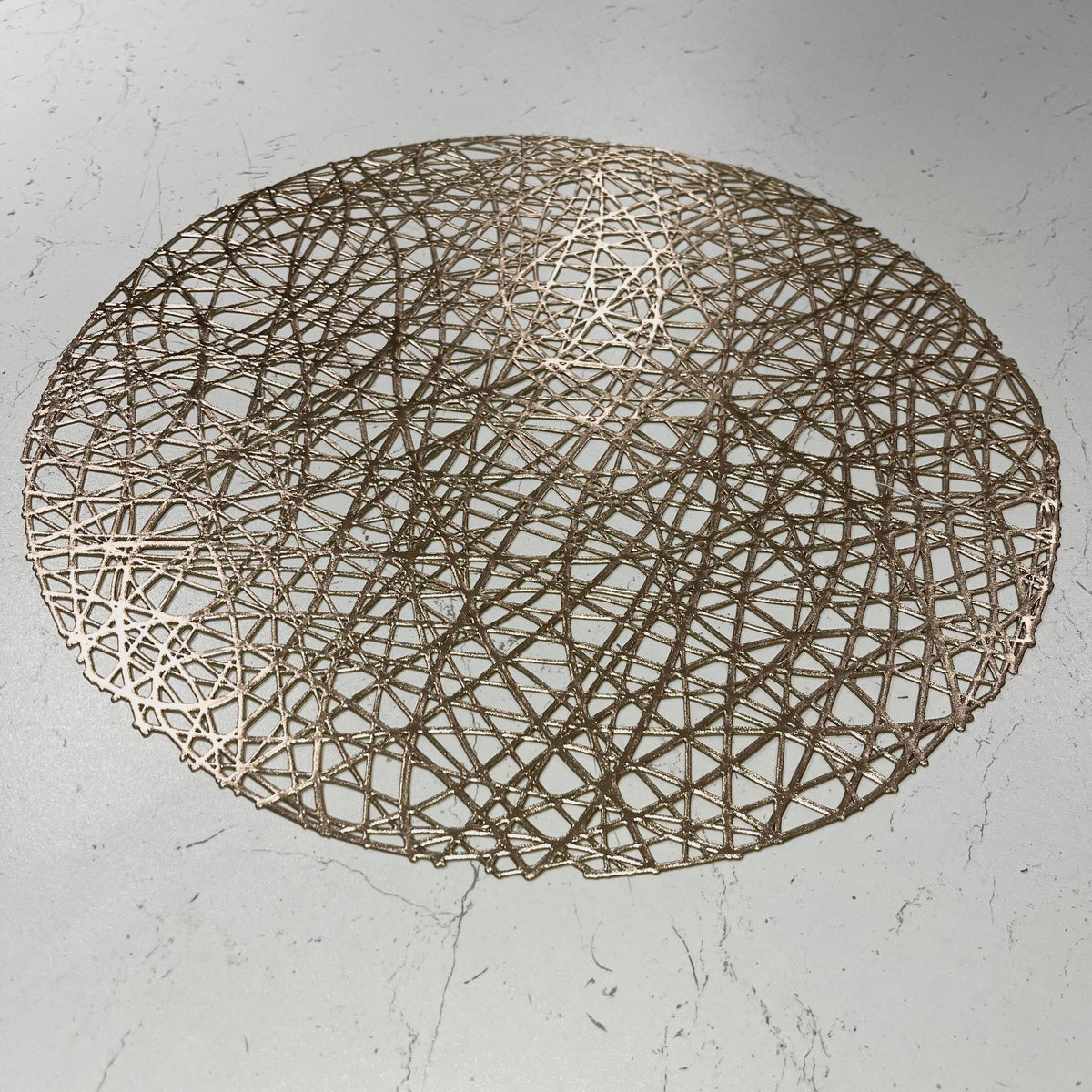 Emily Gold Round Placemats - Set of 4 