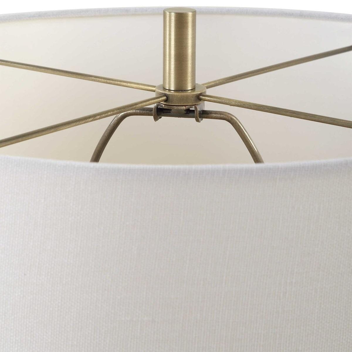 Eton Cream Marble Base Table Lamp Lighting 