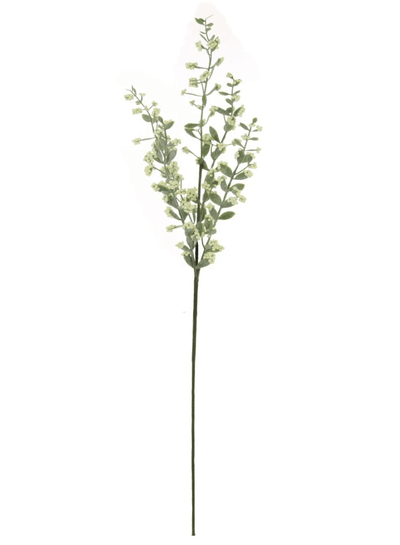 Faux Bubble Leaf Cream Berries Single Stem Floral Accessories 