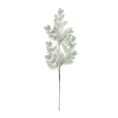 Faux Frosted Fern Single Stem Foliage Accessories 