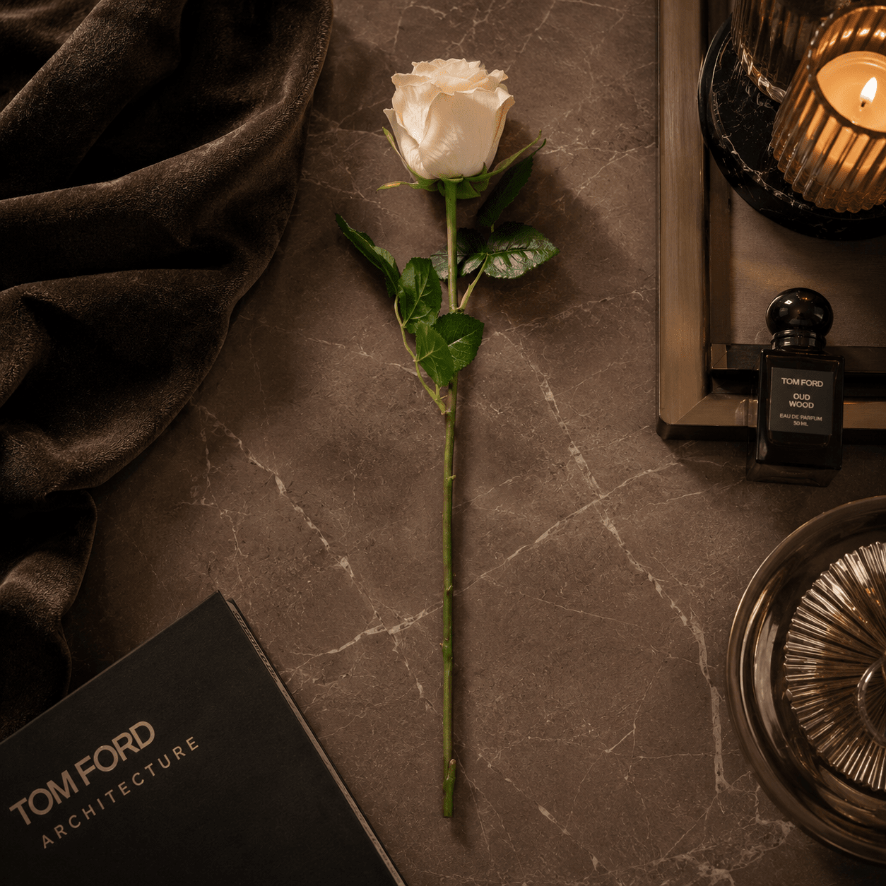 Faux Nude Rose Single Stem Floral Accessories 