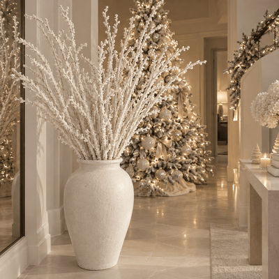 Faux Snowy Single Stem Branch Accessories 