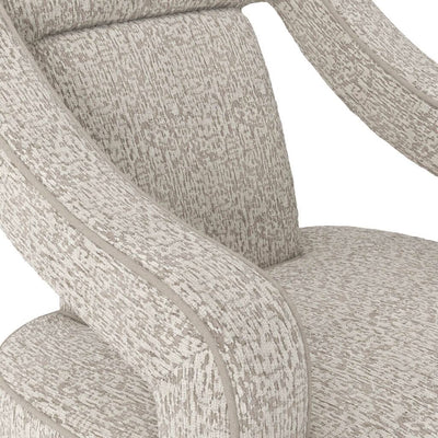 Faye Beige Patterned Accent Chair with Black legs Furniture 
