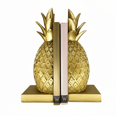 Felicity Decorative Gold Pineapple Bookends Accessories 