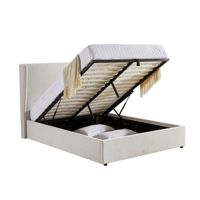 Fia Cashmere Velvet Ottoman Storage Bed 