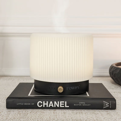 Fiorella Electronic Black & White Aroma Mist Diffuser Lamp Fragrance 