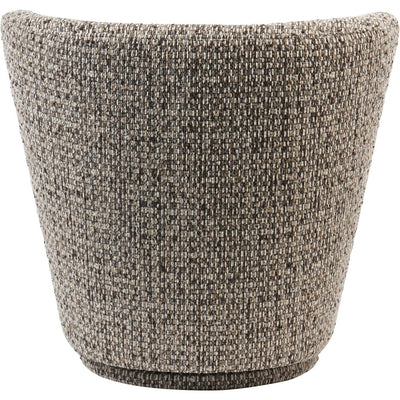 Fjura Grey Speckled Textured Accent Chair Furniture 
