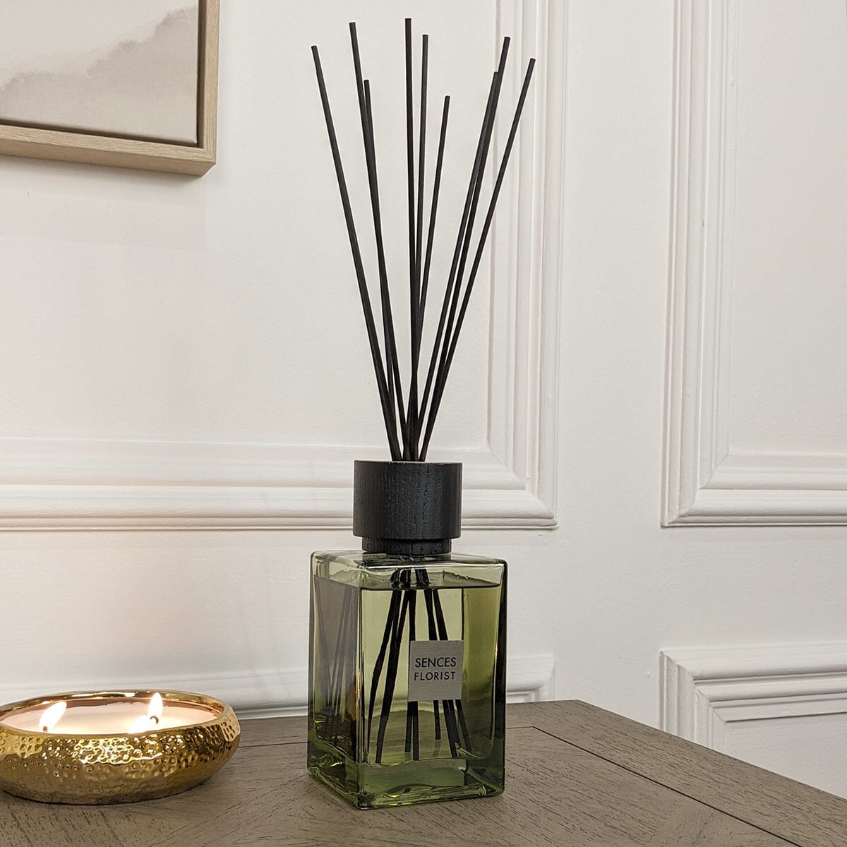 Florist Green Glass Reed Diffuser - 500ml Accessories 