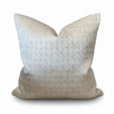 Frankie Gold Metallic Geometric Cushion - 50x50cm Textiles 