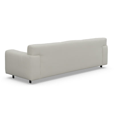 Freja Off White Textured 4 Seater Sofa Sofa 