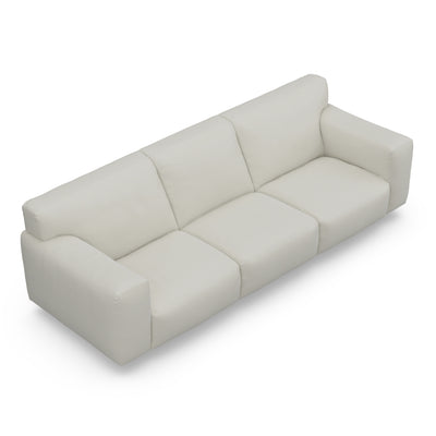Freja Off White Textured 4 Seater Sofa Sofa 