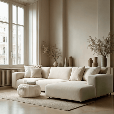 Freja Sand Right Hand Facing Chaise End Sofa Sofa 