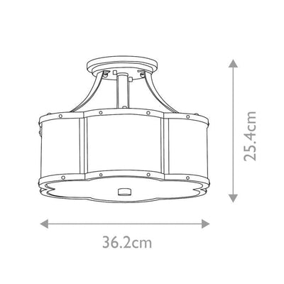Gabriela Brass Clover Statement Ceiling Light Lighting 