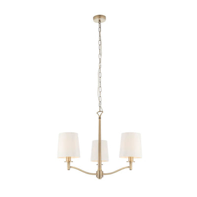 Genevieve 3 Light Antique Brass Pendant Ceiling Light Lighting 