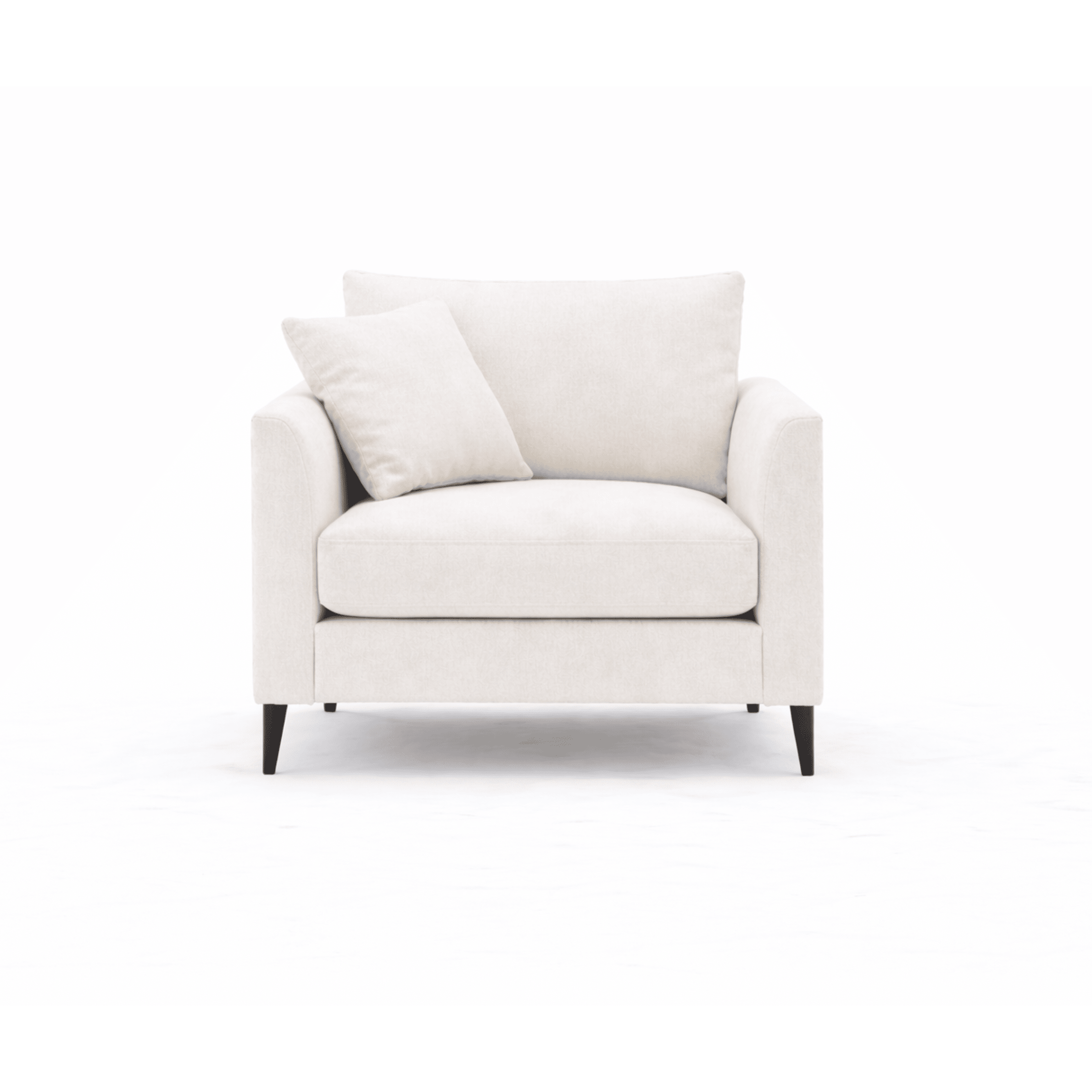 Genevieve Cream Velvet Chair Sofa 