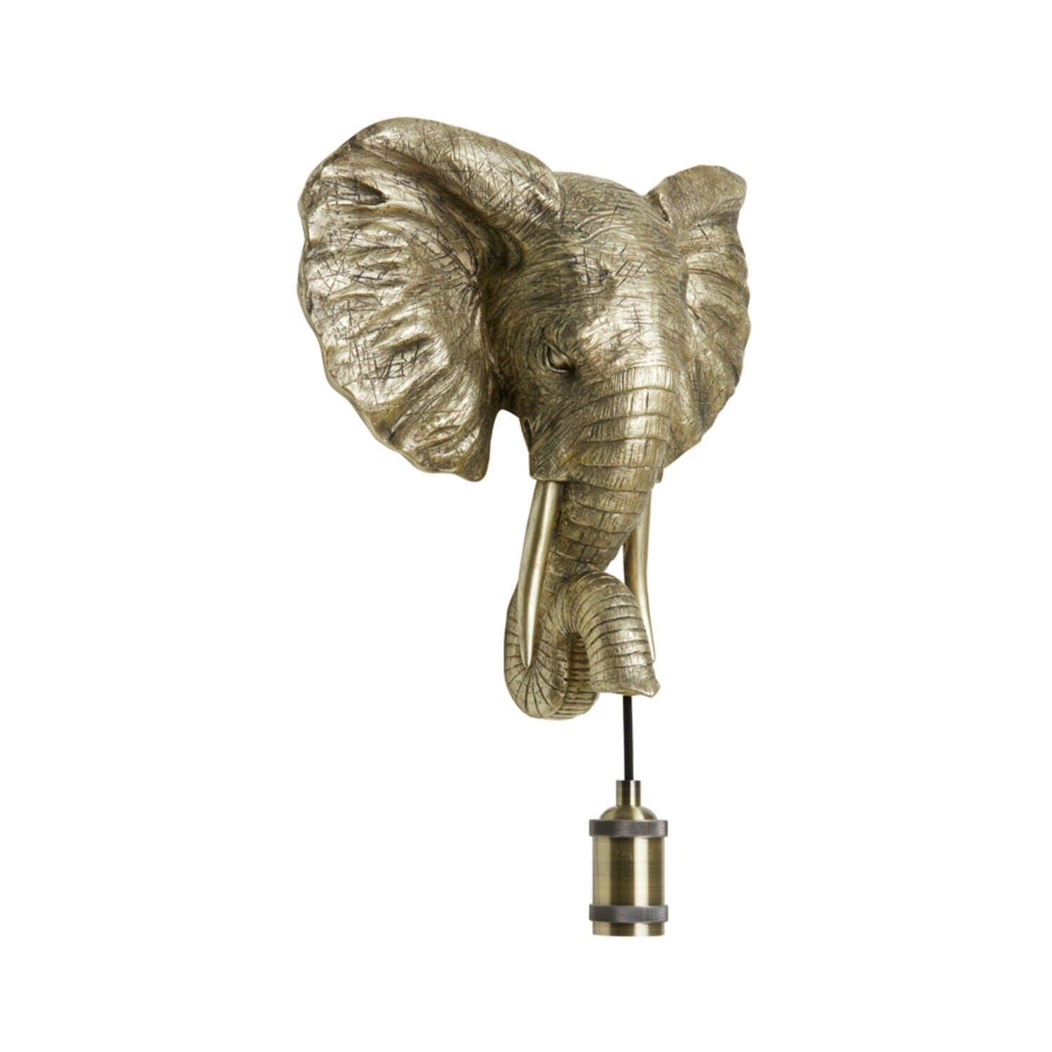 Georgia Gold Elephant Decorative Wall Light Lighting 