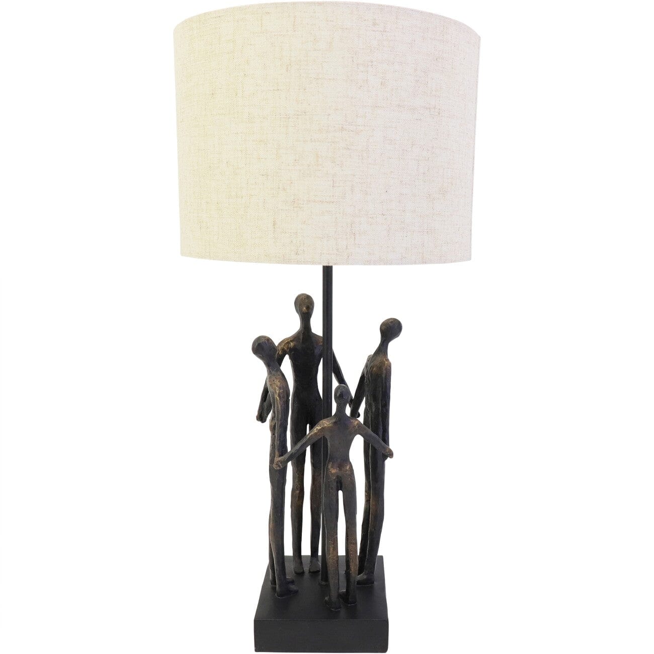 Georgiana Bronze Family of Four Decorative Table Lamp Lighting 