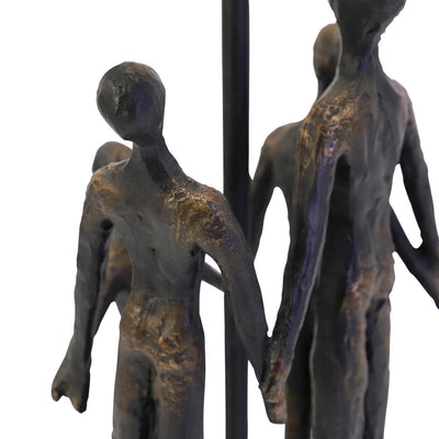 Georgiana Bronze Family of Four Decorative Table Lamp Lighting 