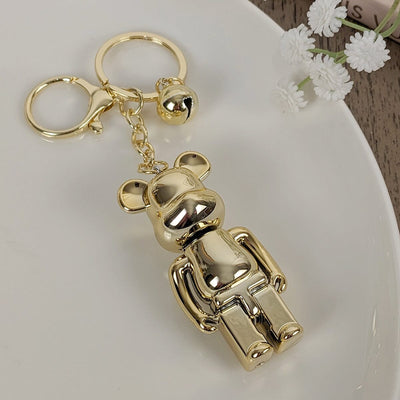 Gold Bear Keyring Accessories 