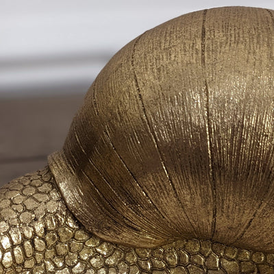 Gold Decorative Snail Ornament Accessories 