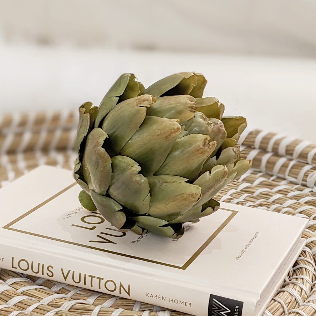 Green Decorative Artichoke Ornament Accessories 